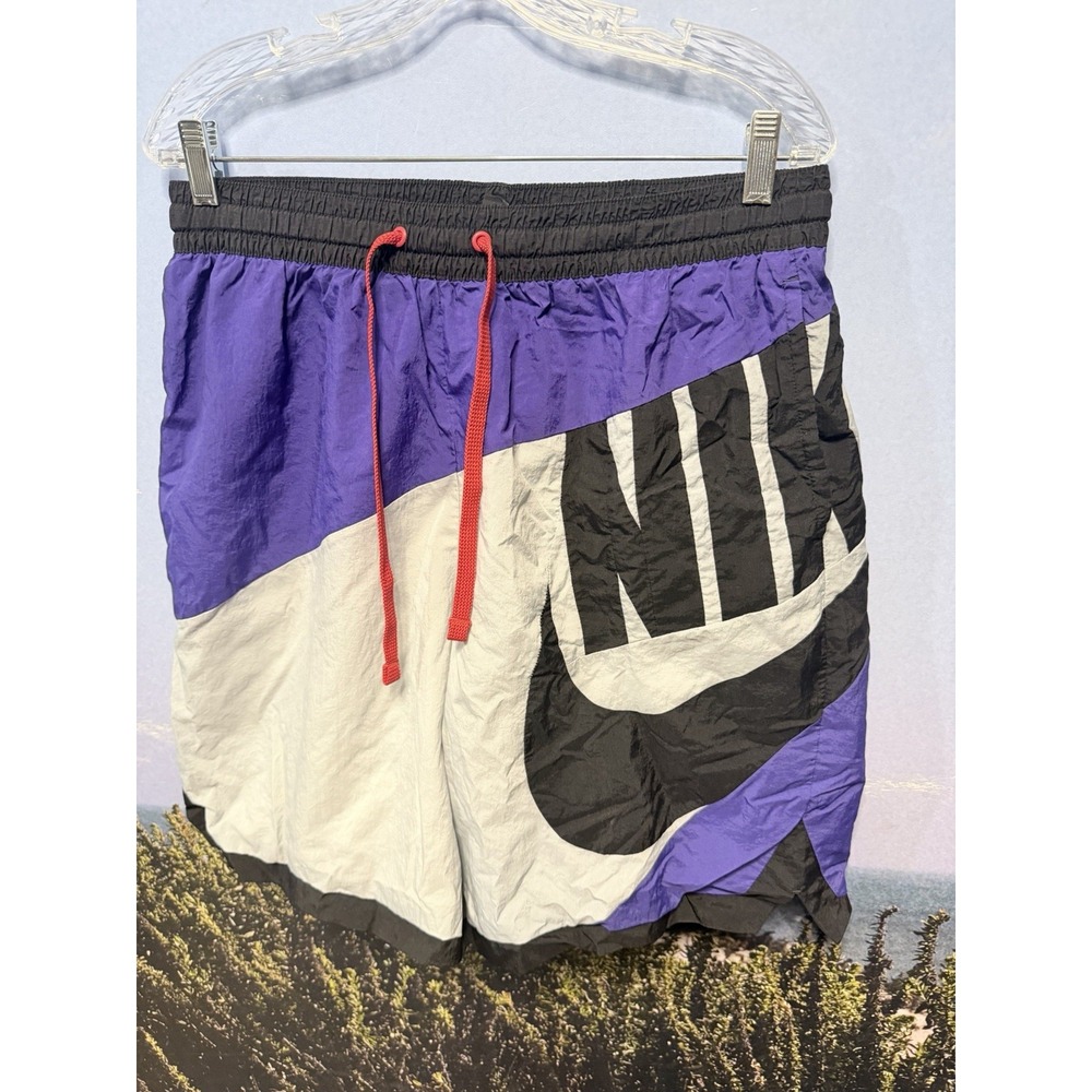 NIKE FUTURA Dri FIT Throwback Basketball Shorts CV1829-547 Purple White Mens XL